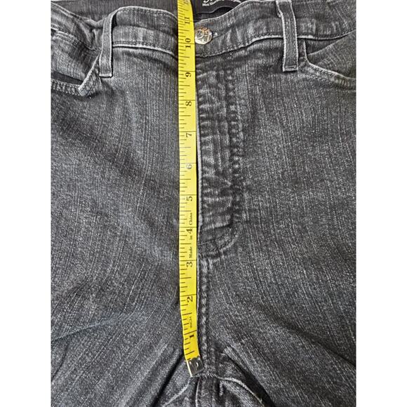 Womens Sz 12 Black High-Rise Bootcut Made in USA Not Your Daughters Jean - Picture 9 of 10